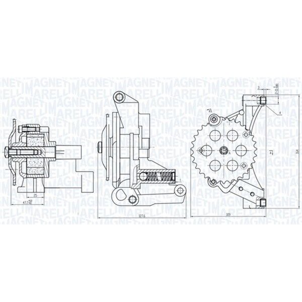 MAGNETI MARELLI 351516000032 Ölpumpe