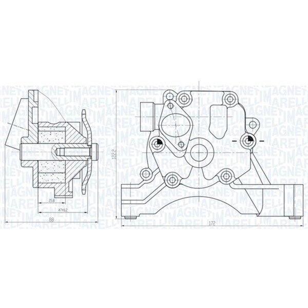 MAGNETI MARELLI 351516000033 Ölpumpe