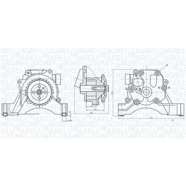 MAGNETI MARELLI 351516000034 Ölpumpe