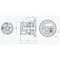 MAGNETI MARELLI 351516000039 Ölpumpe