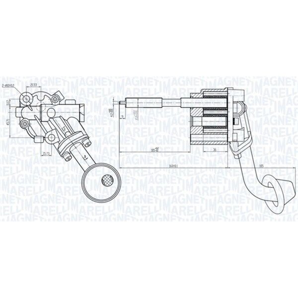 MAGNETI MARELLI 351516000057 Ölpumpe