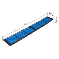 BOSCH 0 986 628 608 Filter, Innenraumluft