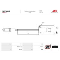 AS-PL NOX9065 NOx-Sensor, Harnstoffeinspritzung