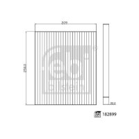 FEBI BILSTEIN 182899 Filter, Innenraumluft