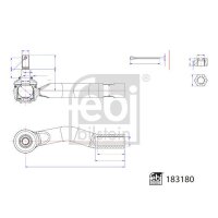 FEBI BILSTEIN 183180 Spurstangenkopf