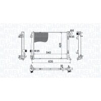 MAGNETI MARELLI 350213207400 Kühler, Motorkühlung