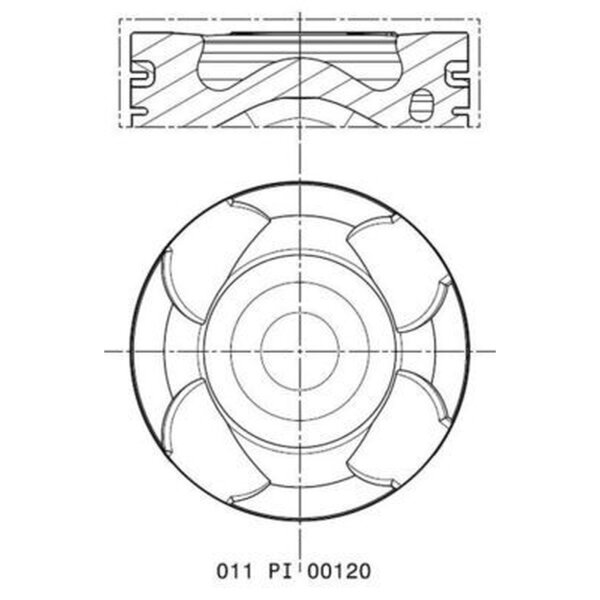 MAHLE 011 PI 00120 002 Kolben