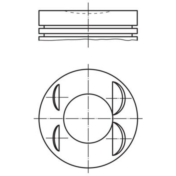 MAHLE 021 PI 00127 000 Kolben
