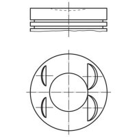 MAHLE 021 PI 00127 000 Kolben