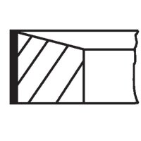 MAHLE 021 RS 00129 0N0 Kolbenringsatz