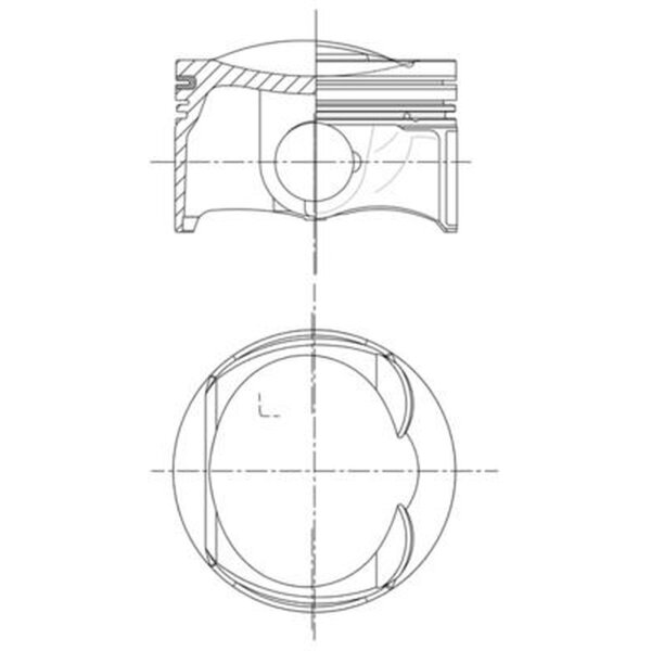 MAHLE 028 PI 00132 010 Kolben