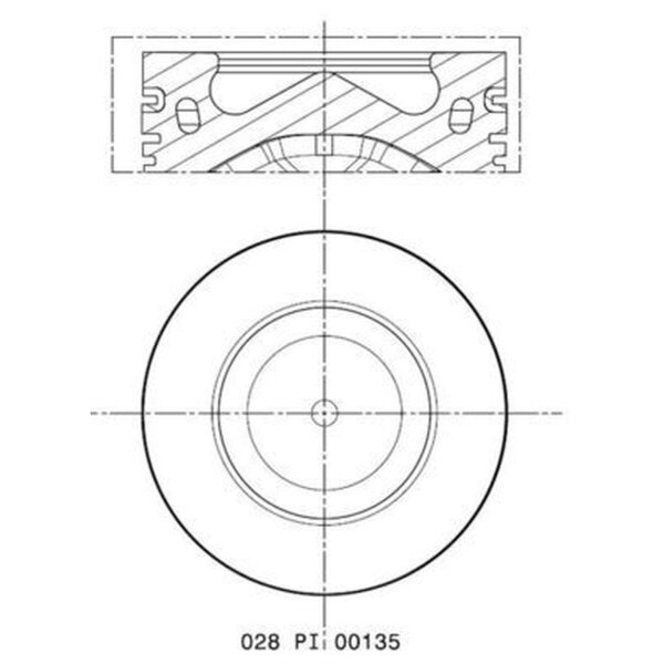 MAHLE 028 PI 00135 000 Kolben