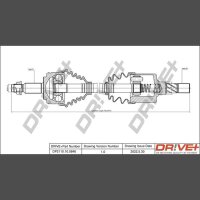 DR!VE+ DP2110.10.0846 Antriebswelle