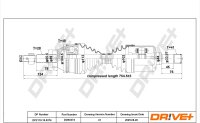 DR!VE+ DP2110.10.0374 Antriebswelle