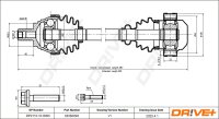 DR!VE+ DP2110.10.0093 Antriebswelle
