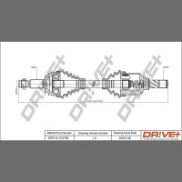 DR!VE+ DP2110.10.0798 Antriebswelle