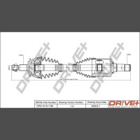 DR!VE+ DP2110.10.1736 Antriebswelle