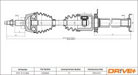 DR!VE+ DP2110.10.0964 Antriebswelle