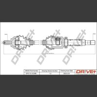 DR!VE+ DP2110.10.0366 Antriebswelle