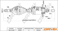 DR!VE+ DP2110.10.0438 Antriebswelle