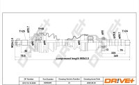 DR!VE+ DP2110.10.0209 Antriebswelle