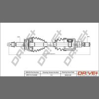 DR!VE+ DP2110.10.0429 Antriebswelle
