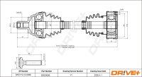 DR!VE+ DP2110.10.0096 Antriebswelle