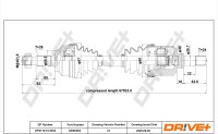 DR!VE+ DP2110.10.0262 Antriebswelle