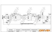 DR!VE+ DP2110.10.0188 Antriebswelle