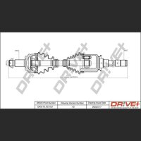 DR!VE+ DP2110.10.0121 Antriebswelle