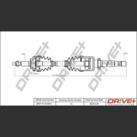 DR!VE+ DP2110.10.0812 Antriebswelle