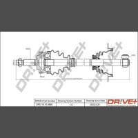 DR!VE+ DP2110.10.0660 Antriebswelle