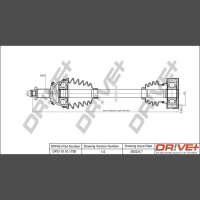 DR!VE+ DP2110.10.1758 Antriebswelle
