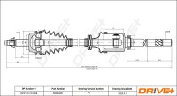 DR!VE+ DP2110.10.0458 Antriebswelle