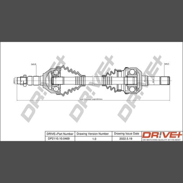 DR!VE+ DP2110.10.0469 Antriebswelle