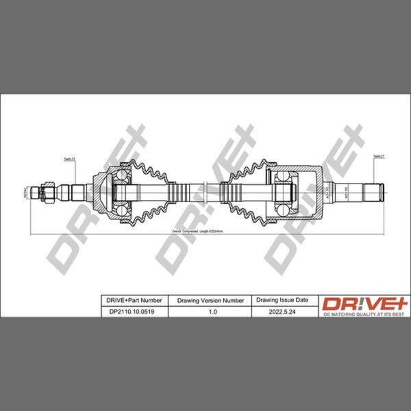 DR!VE+ DP2110.10.0519 Antriebswelle