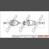 DR!VE+ DP2110.10.0729 Antriebswelle