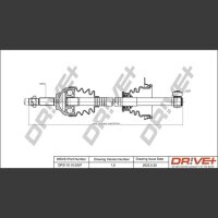 DR!VE+ DP2110.10.0307 Antriebswelle