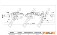 DR!VE+ DP2110.10.0220 Antriebswelle