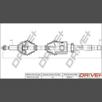 DR!VE+ DP2110.10.1810 Antriebswelle