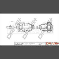 DR!VE+ DP2110.10.1743 Antriebswelle
