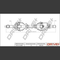 DR!VE+ DP2110.10.0589 Antriebswelle