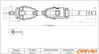 DR!VE+ DP2110.10.2072 Antriebswelle