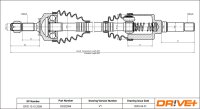 DR!VE+ DP2110.10.2099 Antriebswelle