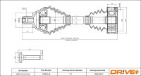 DR!VE+ DP2110.10.2134 Antriebswelle