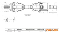 DR!VE+ DP2110.10.2243 Antriebswelle