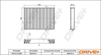 DR!VE+ DP1110.12.0409 Filter, Innenraumluft