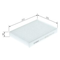 BOSCH 1 987 435 121 Filter, Innenraumluft