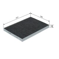 BOSCH 1 987 435 621 Filter, Innenraumluft