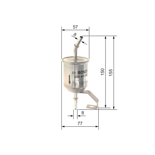BOSCH F 026 403 026 Kraftstofffilter